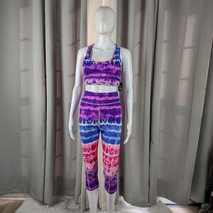 New Look Sport 2 Pc Sports Bra & Crop Legging Workout Set Size Small EST (NWT)